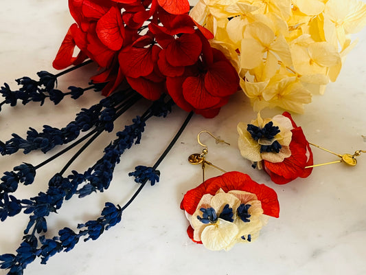 Boucles d'oreilles "Eclat Botanique"