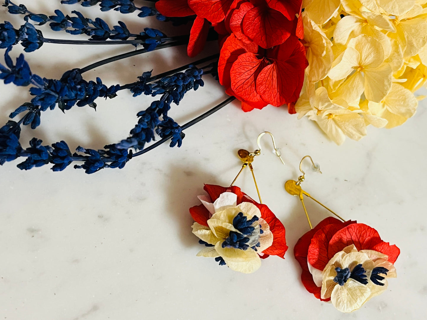 Boucles d'oreilles "Eclat Botanique"