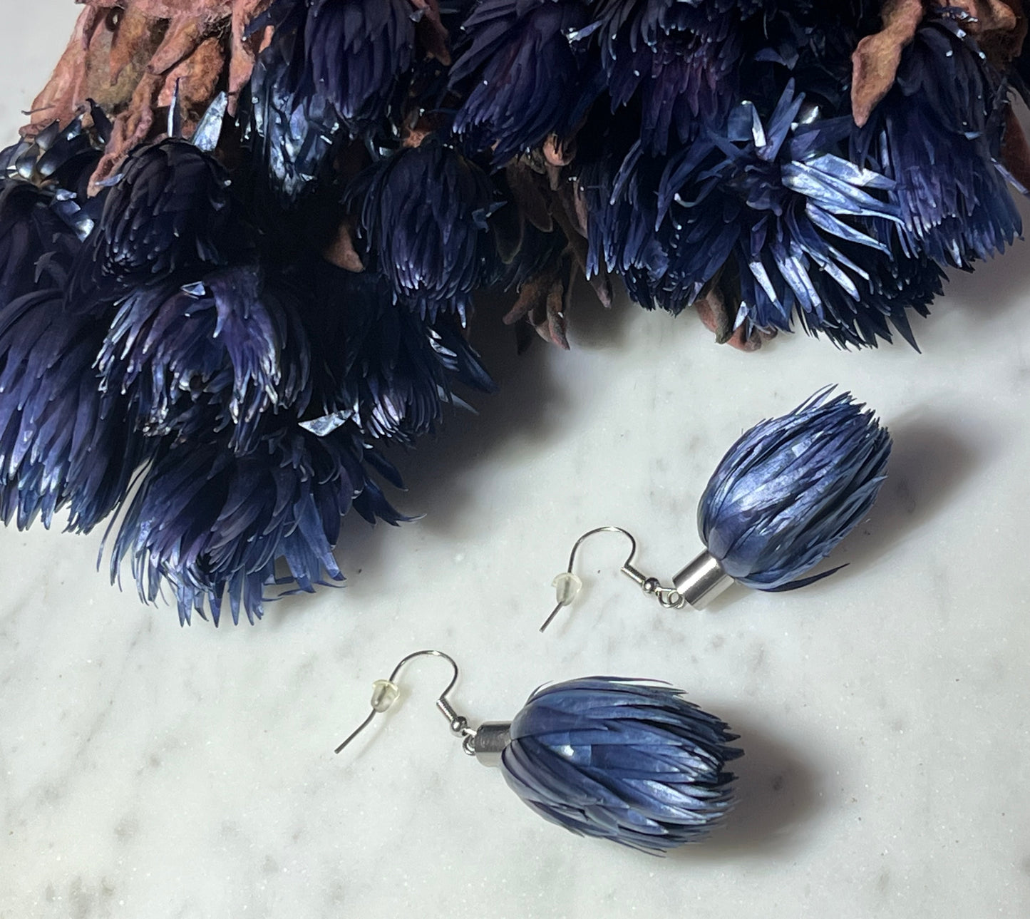 Boucles d'oreilles "Nocturne Florale"