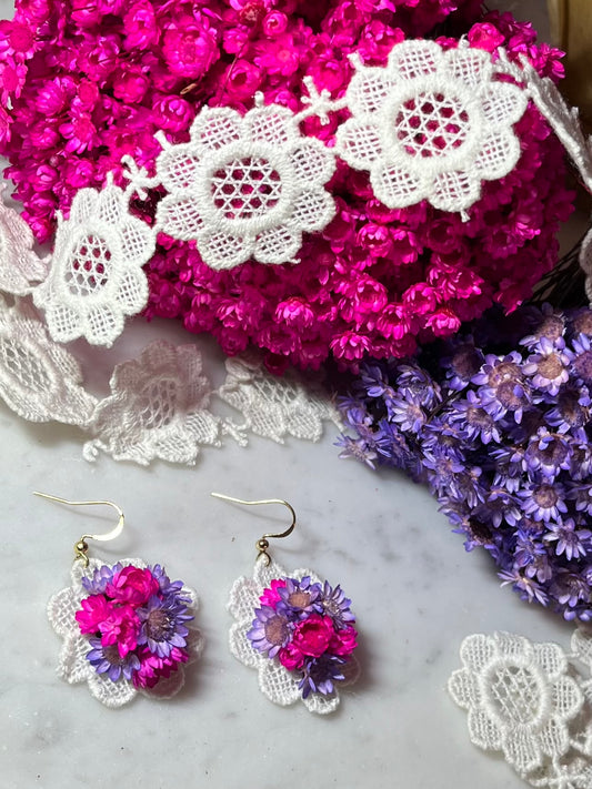 Boucles d'oreilles "Elégance Sauvage"