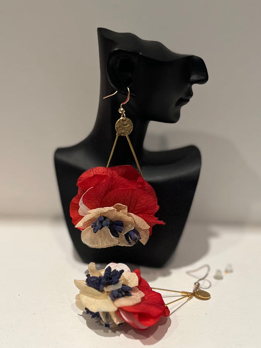 Boucles d'oreilles "Eclat Botanique"