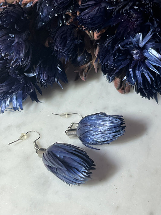 Boucles d'oreilles "Nocturne Florale"